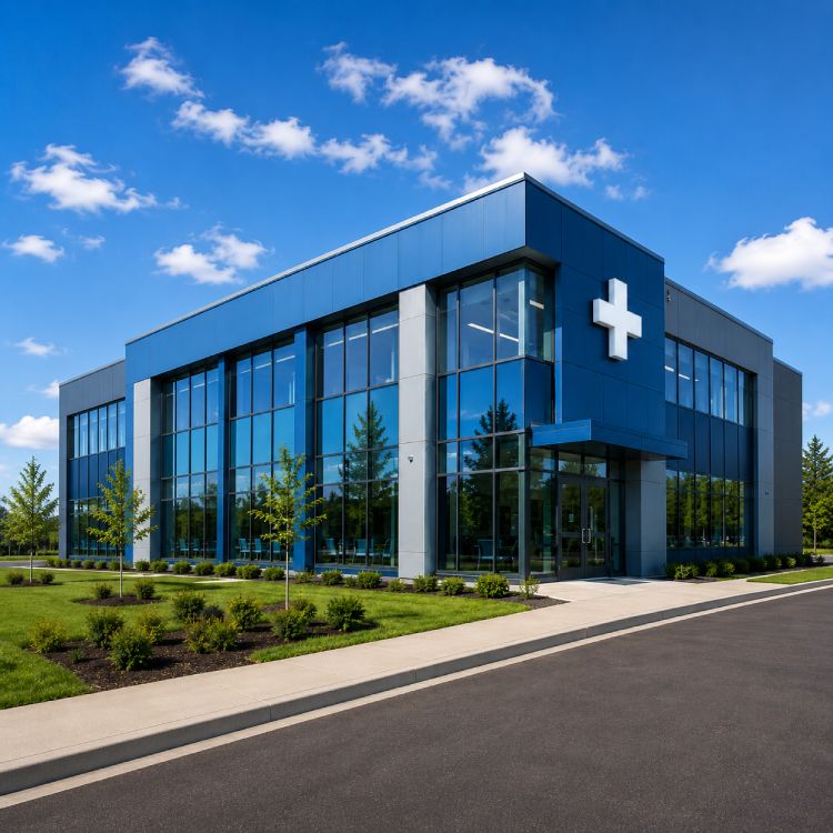 Modern medical facility