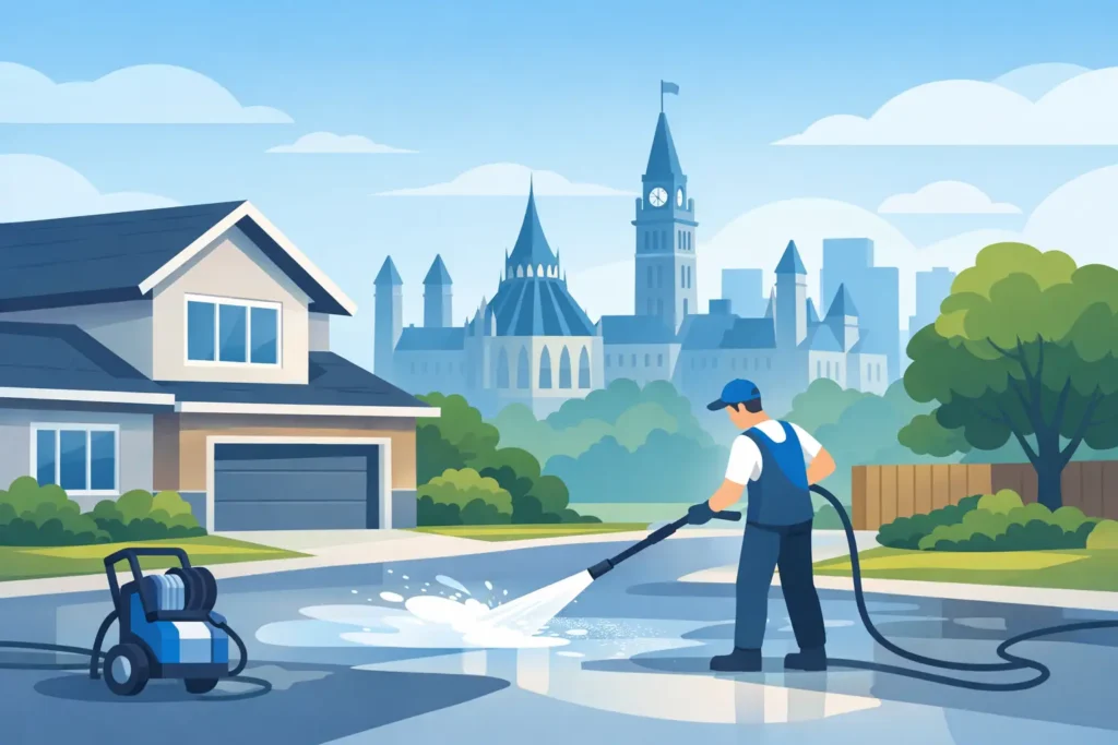 Pressure Washing Ottawa Properties the Right Way