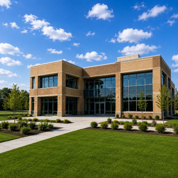 School building exterior